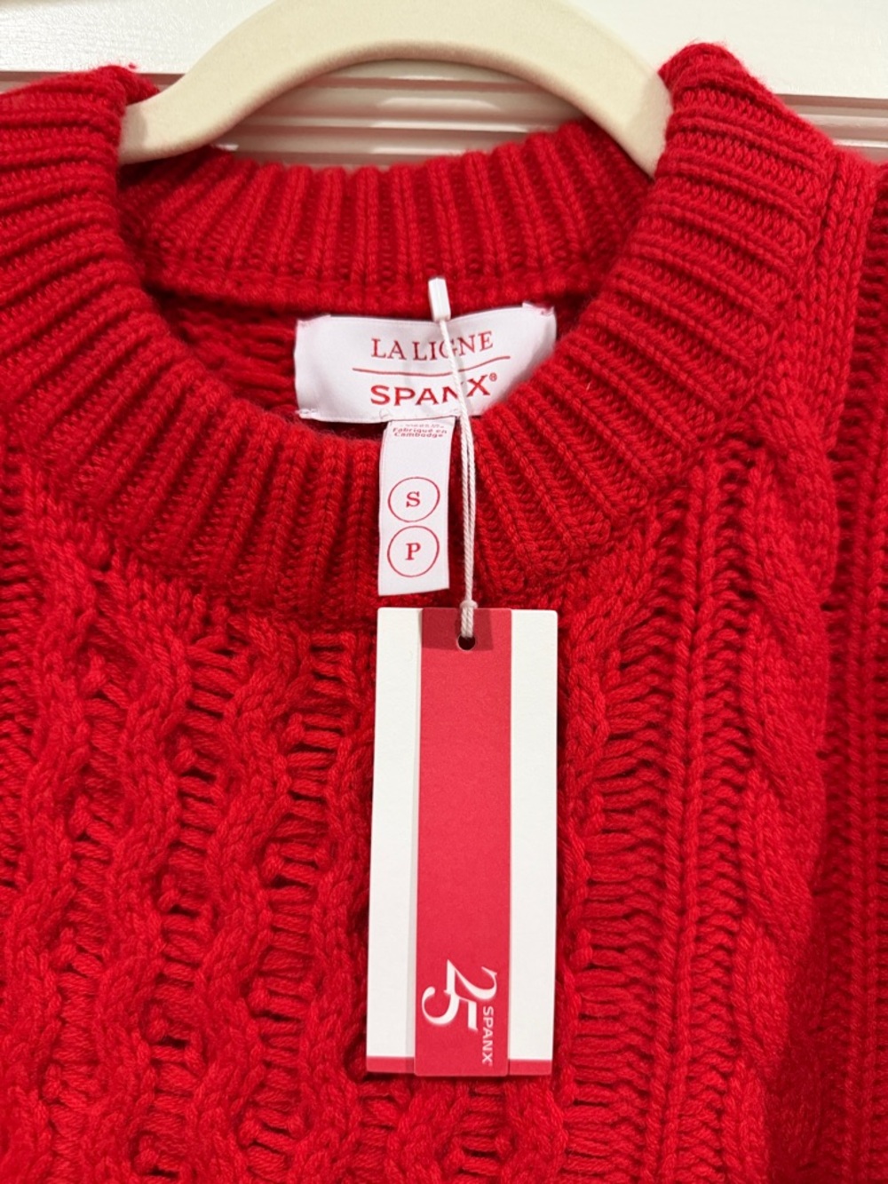 La Ligne Cropped Cable Marin Sweater - Picture 2 of 3
